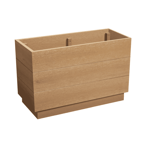 Eko Medium Planter Low Aged Oak