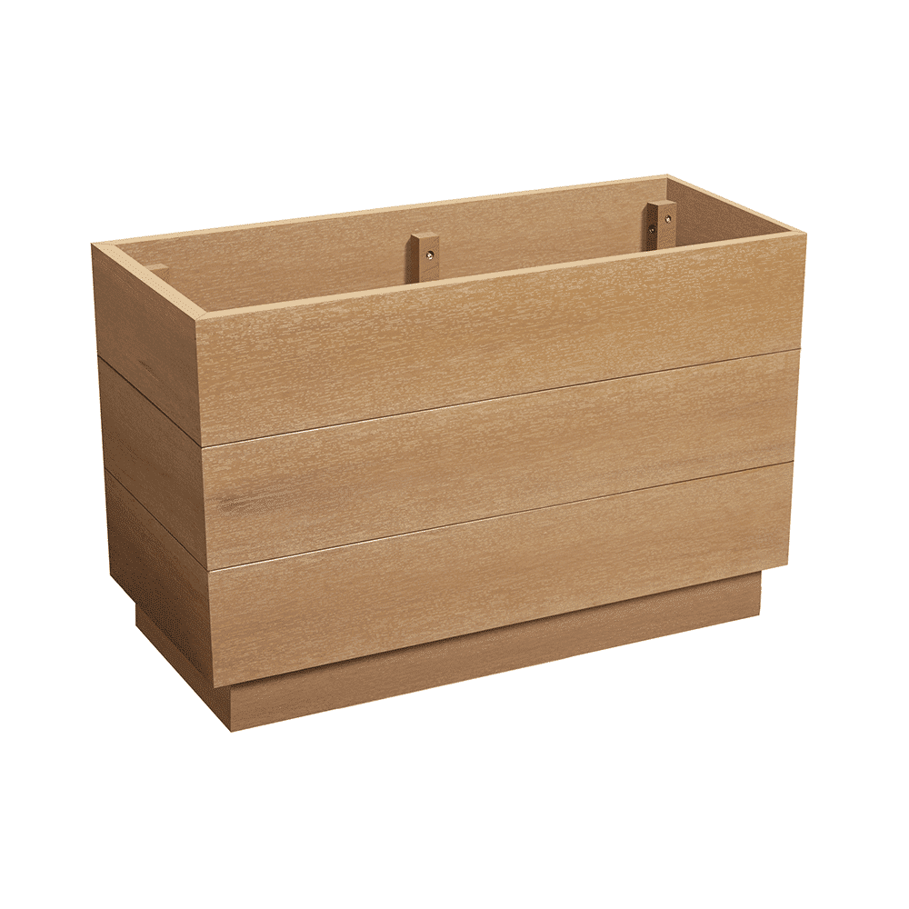 Eko Medium Planter Low Aged Oak