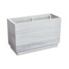 EKO Medium Planter Low Whitewash