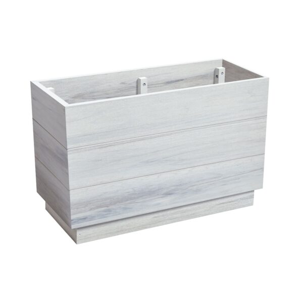 EKO Medium Planter Low Whitewash