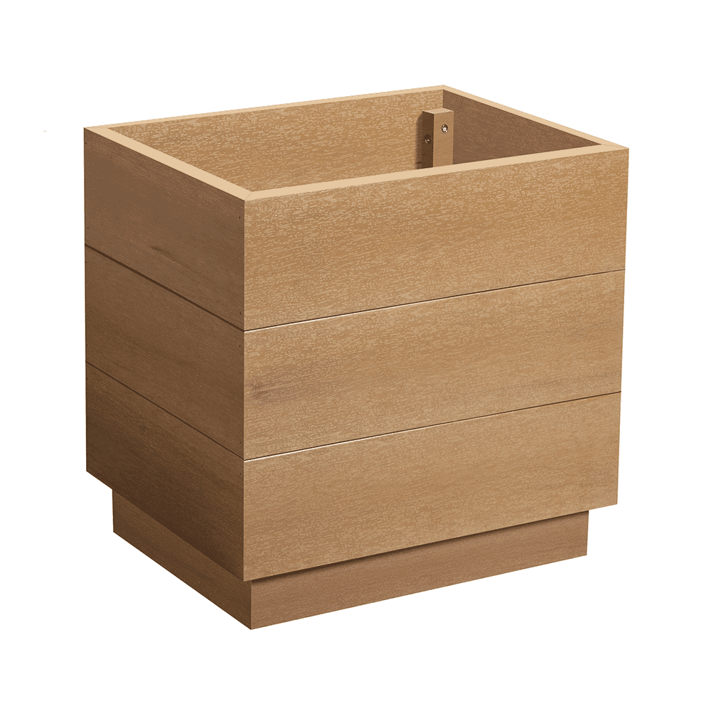 Eko Small Planter Low Aged Oak