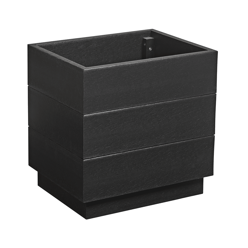 Eko Small Planter Low Black