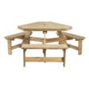 winer diner triangle picnic table 6 9 seater