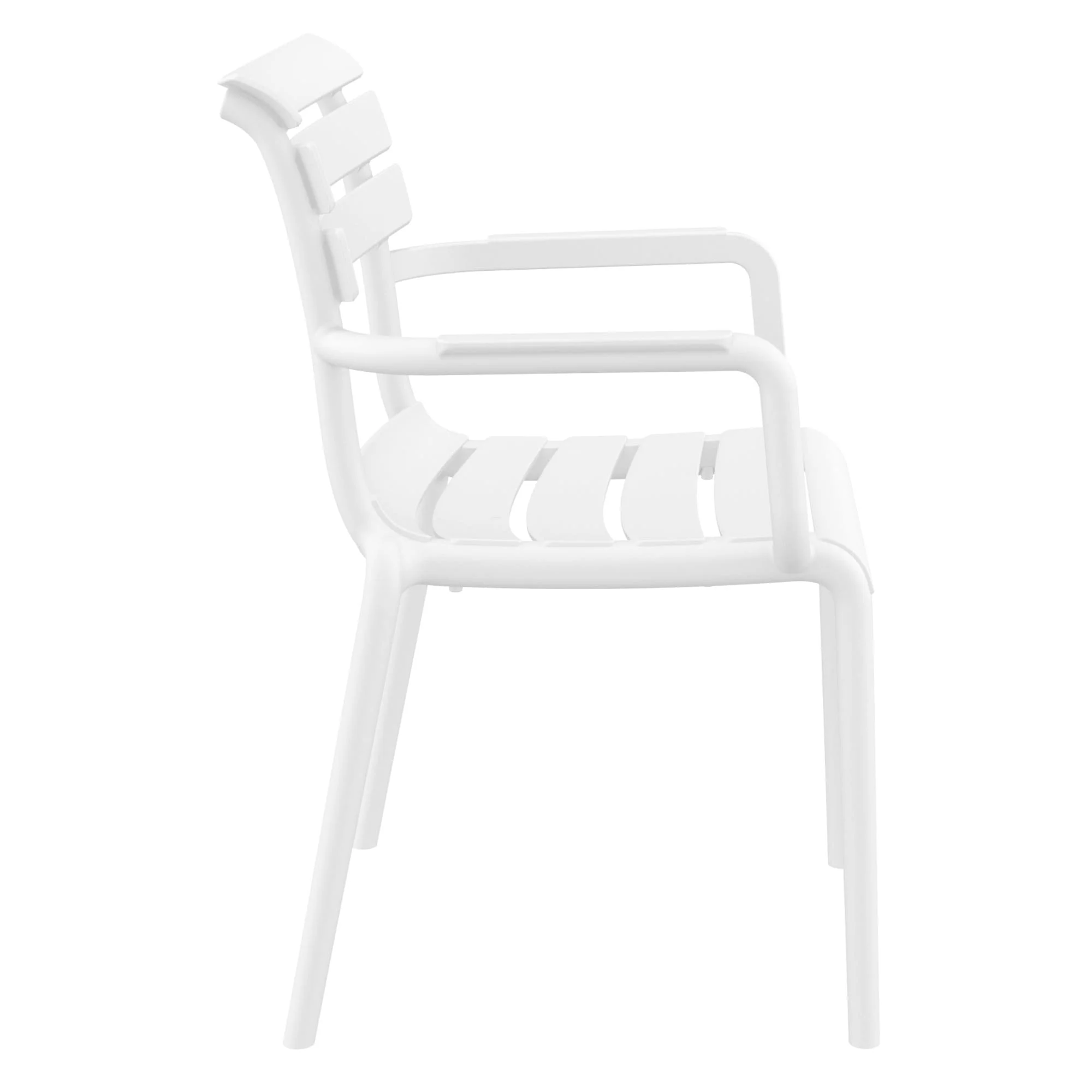 Paris Armchair White Side