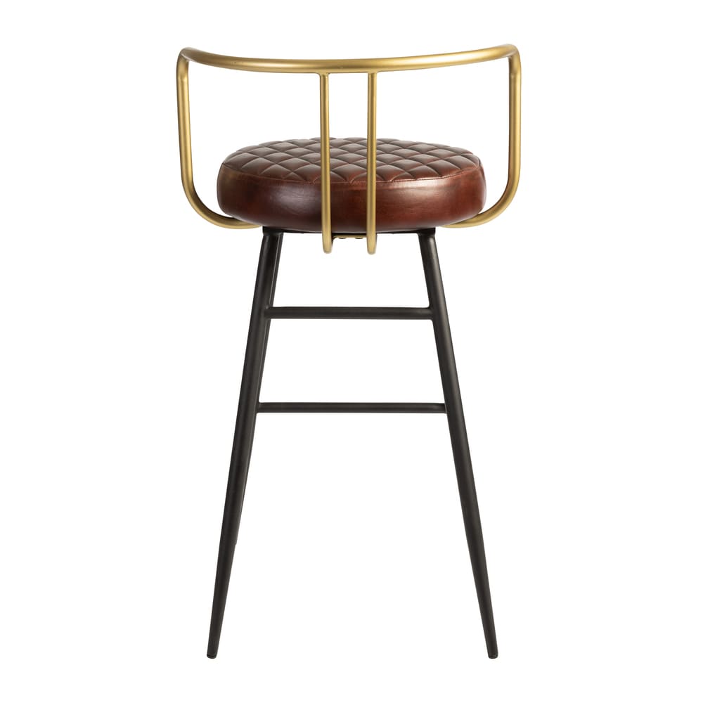 Aulenti Cocktail Bar Height Stool Back