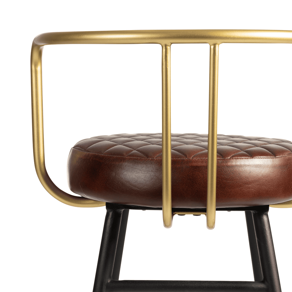 Aulenti Cocktail Bar Height Stool Detail