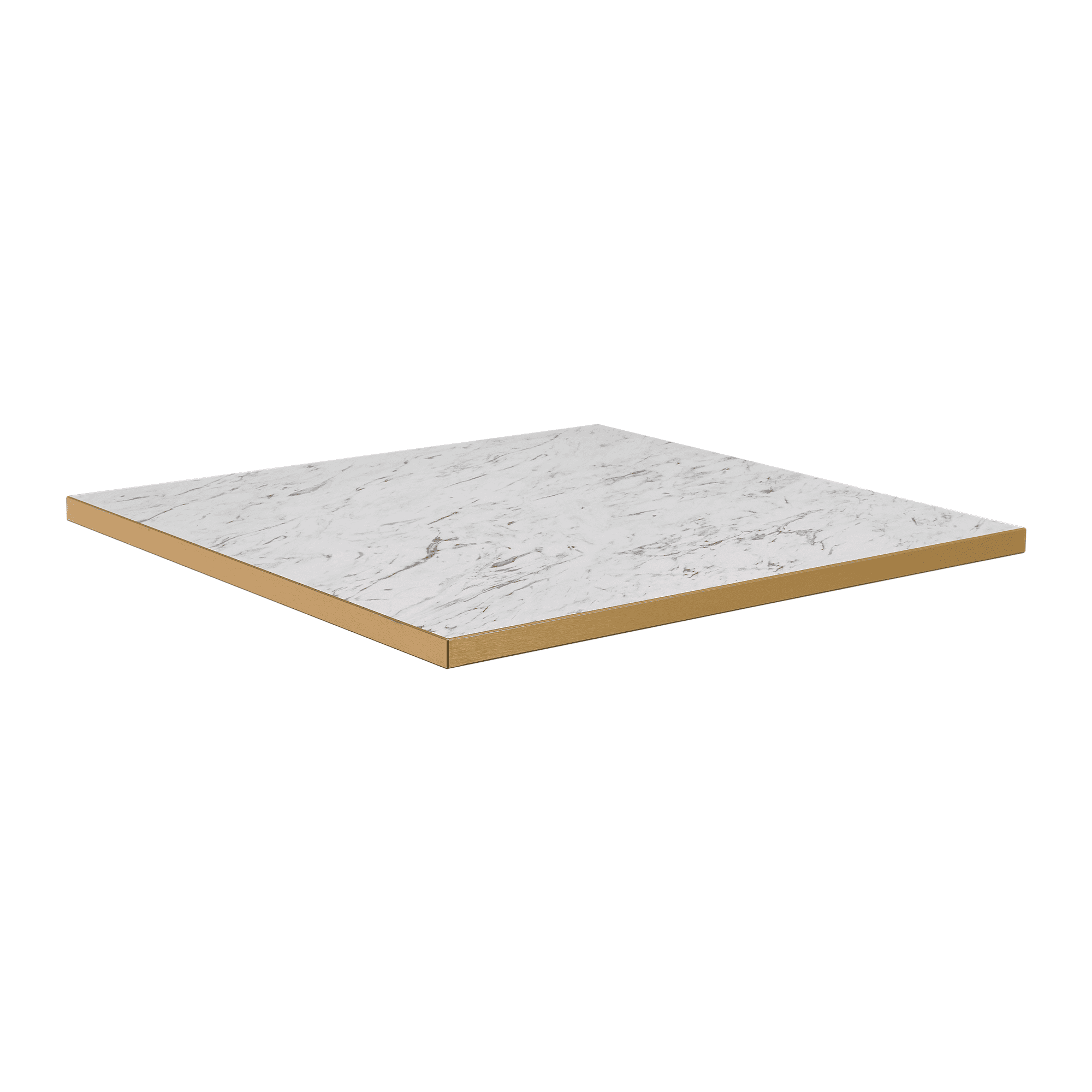 Omega Laminate Table Top - White Carrara Marble - 60cm x 60cm