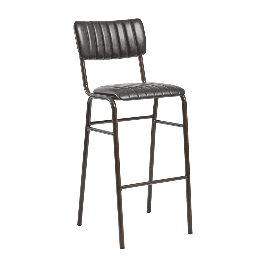 TAVO Stacking Bar Stool - Vintage Black