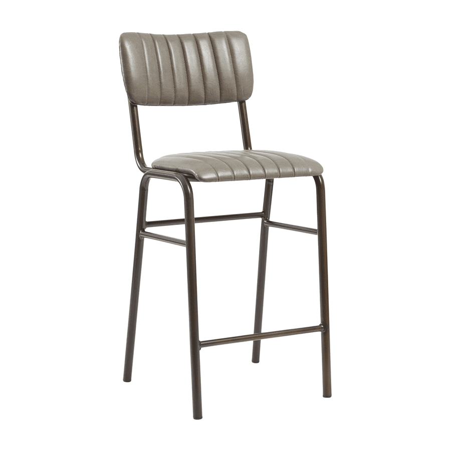 TAVO Stacking Mid Bar Stool - Vintage Dark Grey