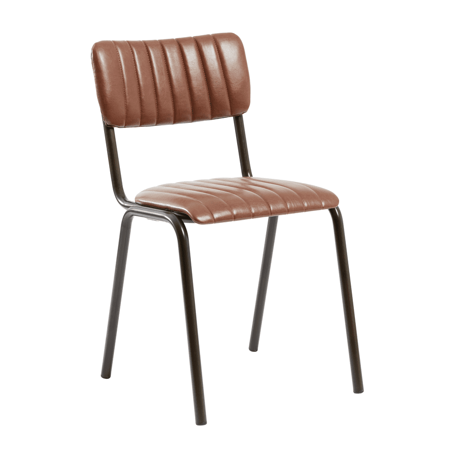 TAVO Stacking Side Chair - Vintage Tan