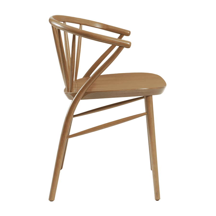 Albany Spindleback Armchair Antique Oak Side
