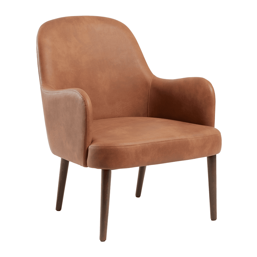 Aztec Lounge Arm Chair - Cognac