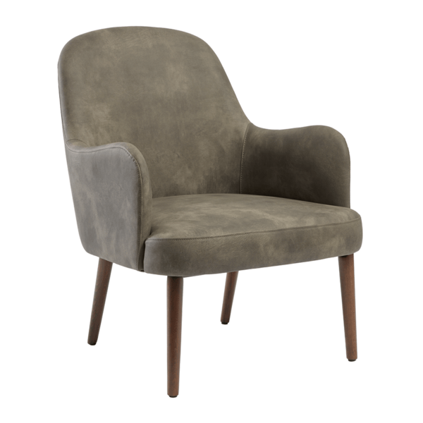 Aztec Lounge Armchair Steel Grey