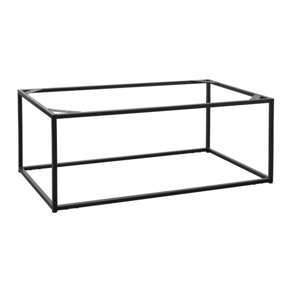 Quarto Coffee Height Table Base Rectangular Black