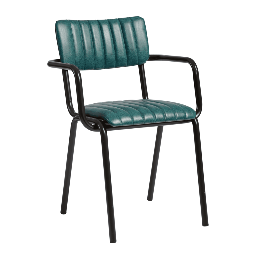TAVO Stacking Arm Chair - Vintage Teal