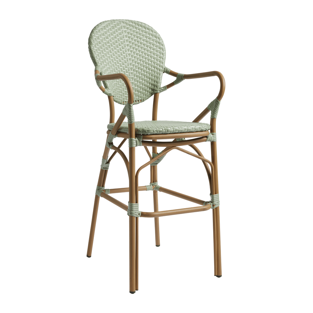 Brittany Bar Stool - Pastel Green