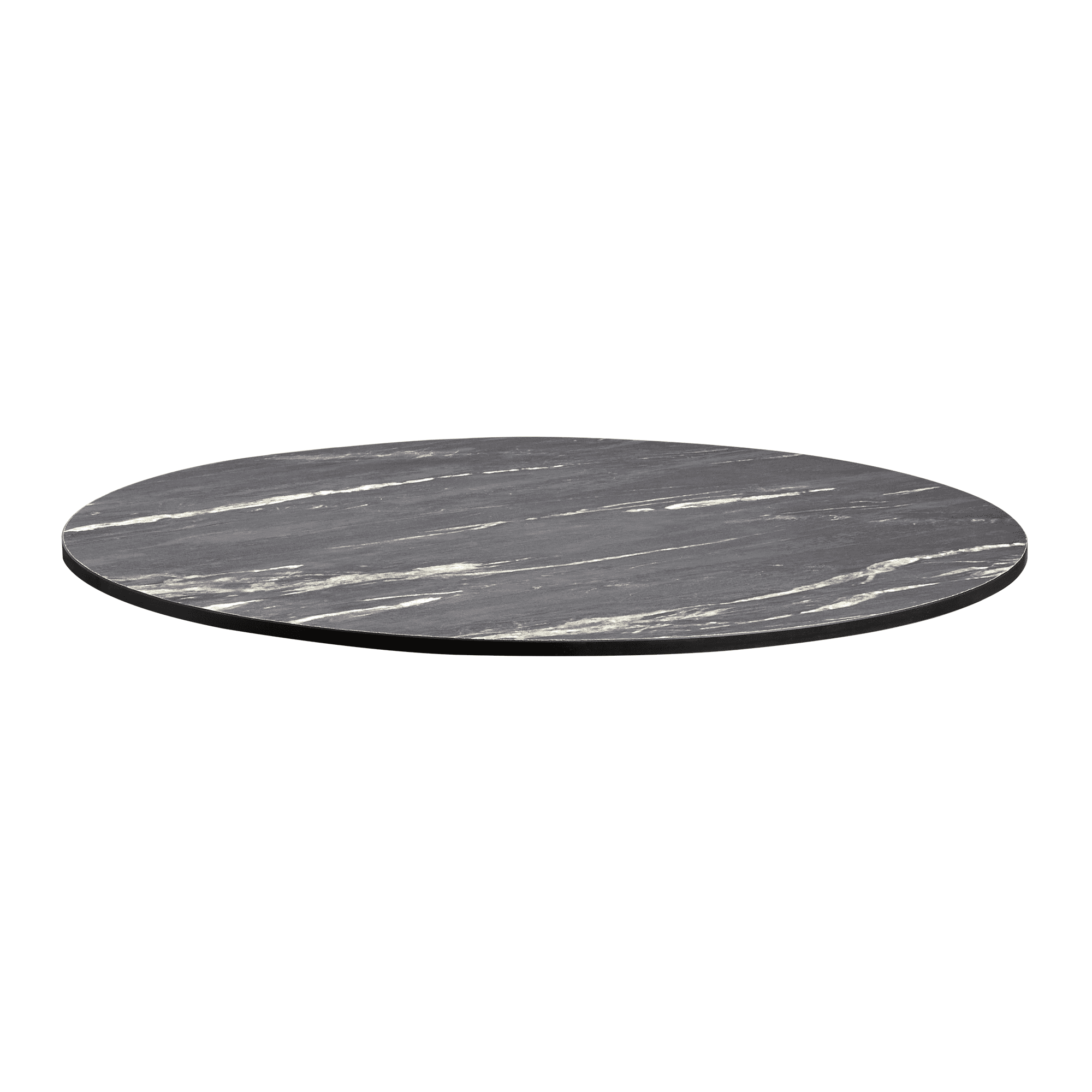 EXTREMA - Black Marble 'Textured' Table Top - 60cm dia