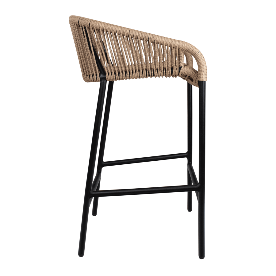 Rio Bar Stool Natural Side