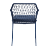 Klein Armchair Indigo Blue Back