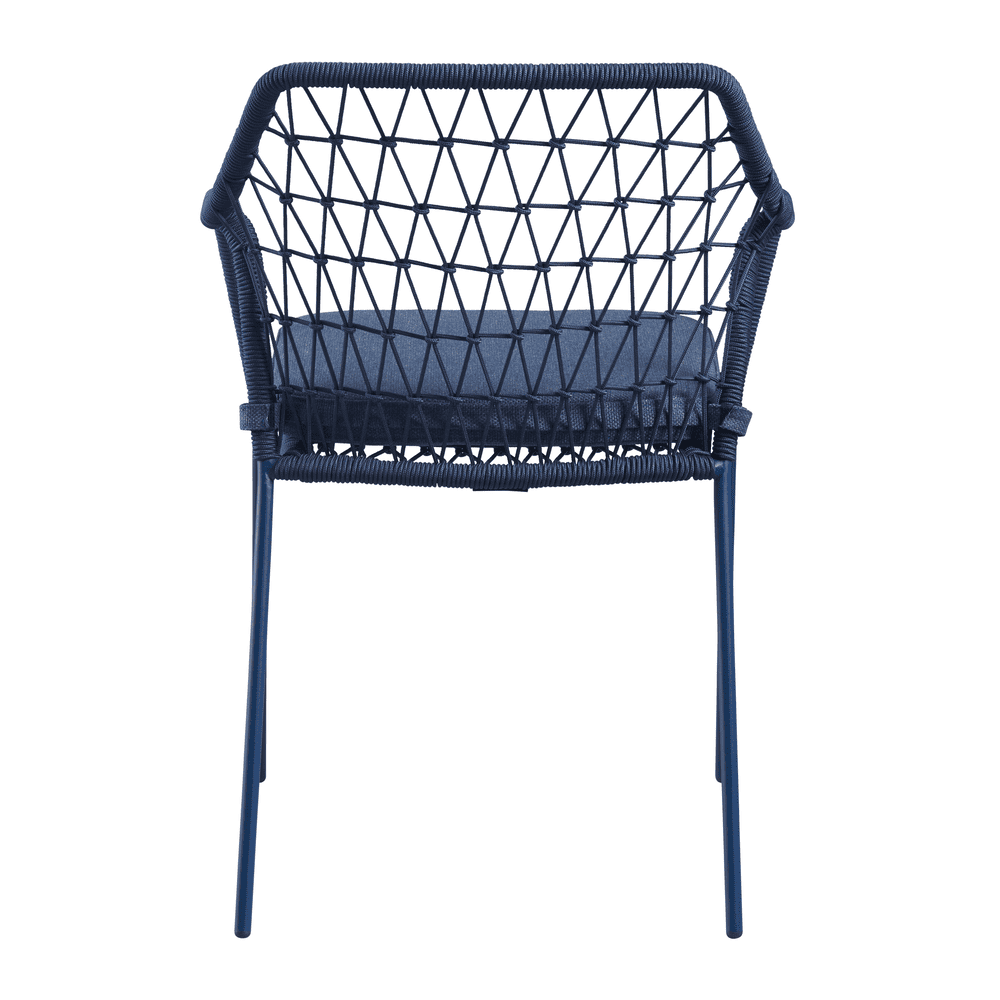 Klein Armchair Indigo Blue Back