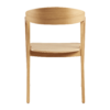 Luca Armchair Natural Oak Back