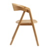 Luca Armchair Natural Oak Side