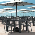 Vegas 140 extendable table victor side chair insitu