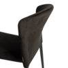 Veneto Stacking Side Chair Black Velvet Detail 2