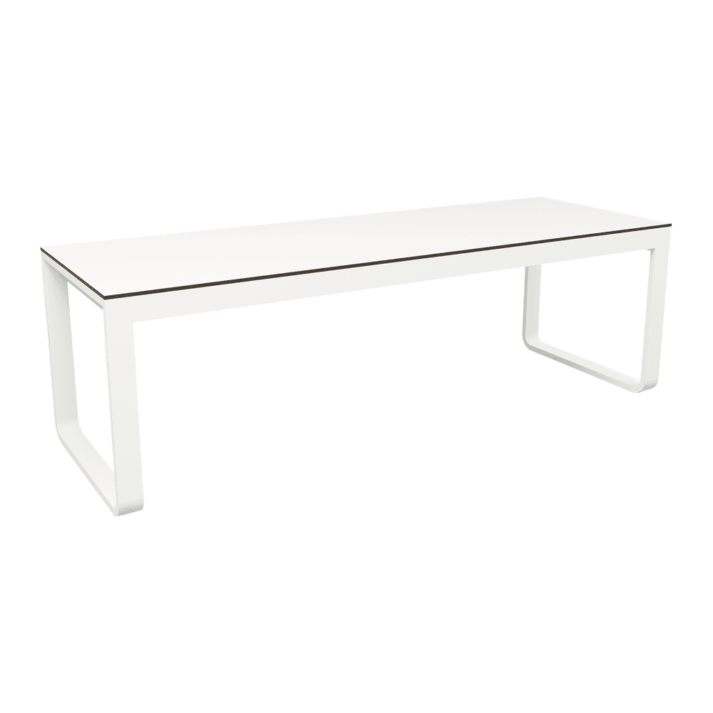 Flow Dining Table White Frame White Table Top 1