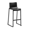 Kasar Stacking Bar Stool Black
