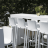 Kasar Stacking Bar Stool White Insitu 2