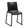 Kasar Stacking Side Chair Black