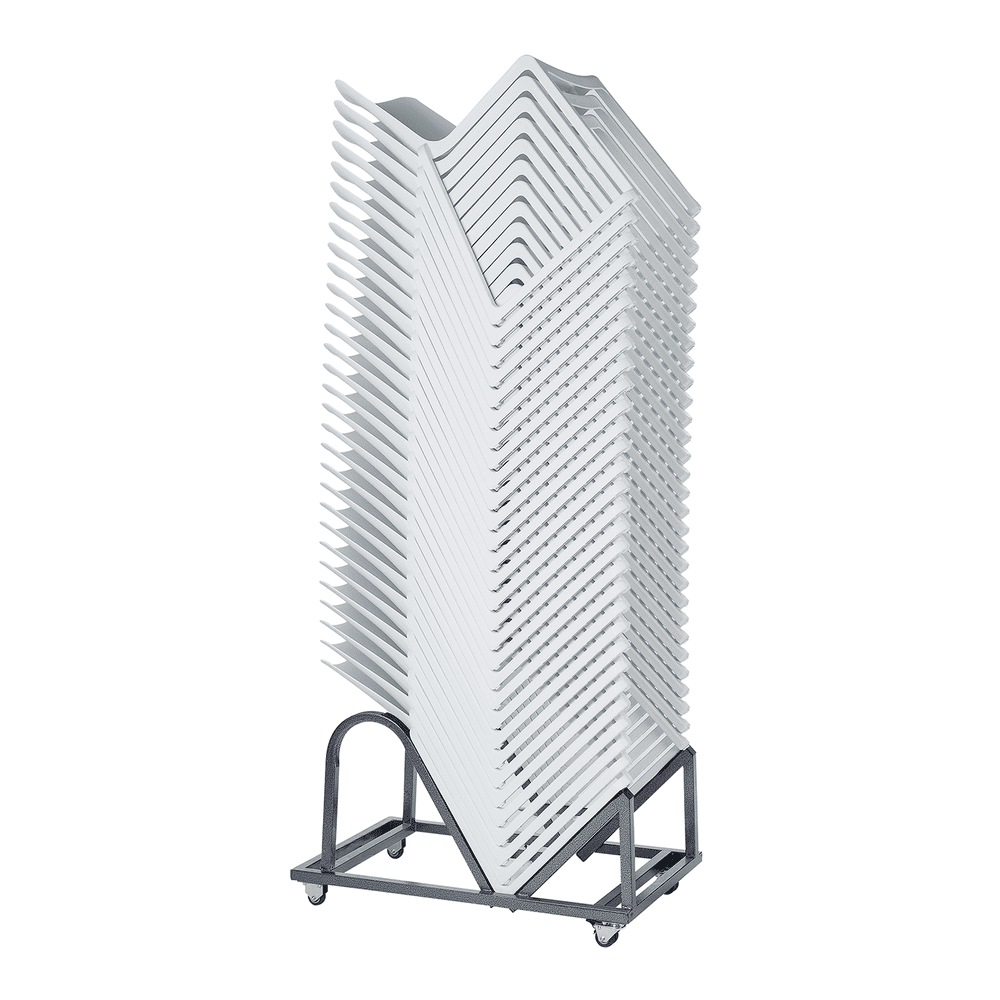 Kasar Stacking Side Chair Trolley And Chairs