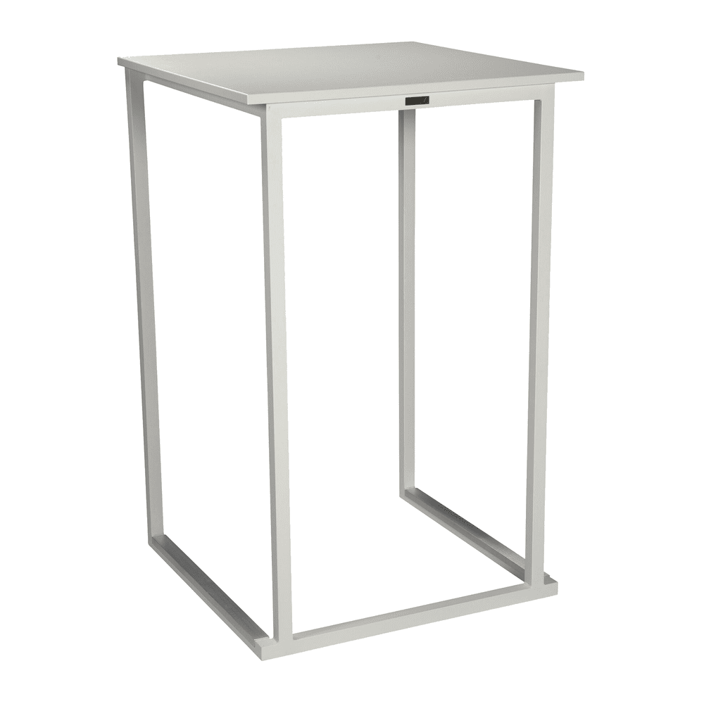 Kubo Smart Steel Standing Table White
