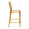 Chiavari Bar Stool 65 Amber Transparent Side