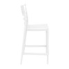 Chiavari Bar Stool 65 Glossy White Side