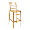 Chiavari Bar Stool 75 Amber Transparent