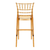 Chiavari Bar Stool 75 Amber Transparent Back