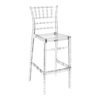 Chiavari Bar Stool 75 Clear Transparent