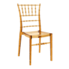 Chiavari Side Chair Amber Transparent