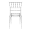 Chiavari Side Chair Clear Transparent Back