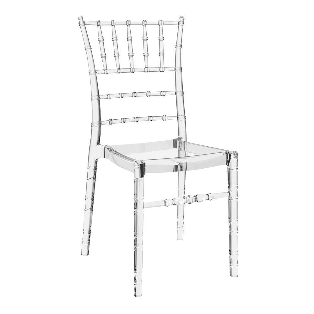 Chiavari Side Chair Clear Transparent