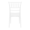 Chiavari Side Chair Glossy White Back