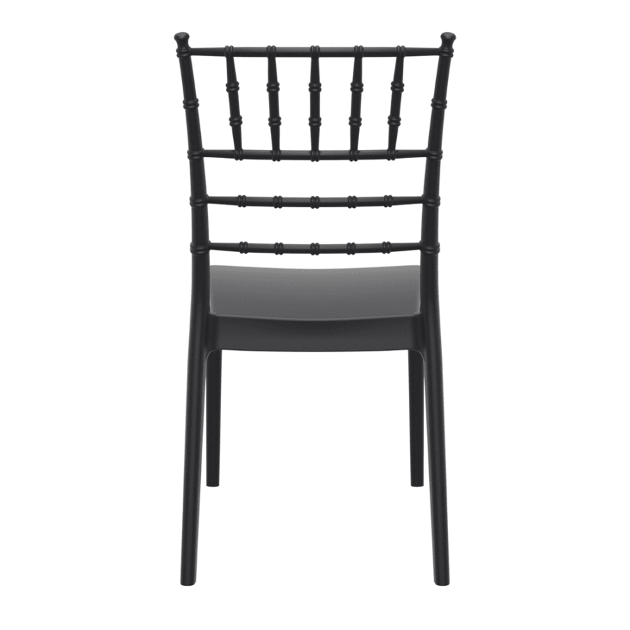Josephine Side Chair Black Back
