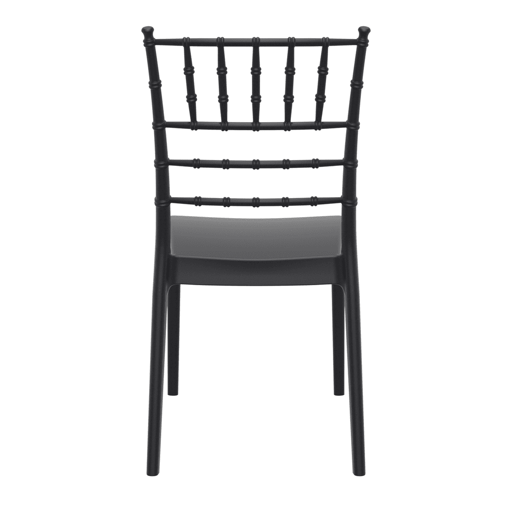 Josephine Side Chair Black Back
