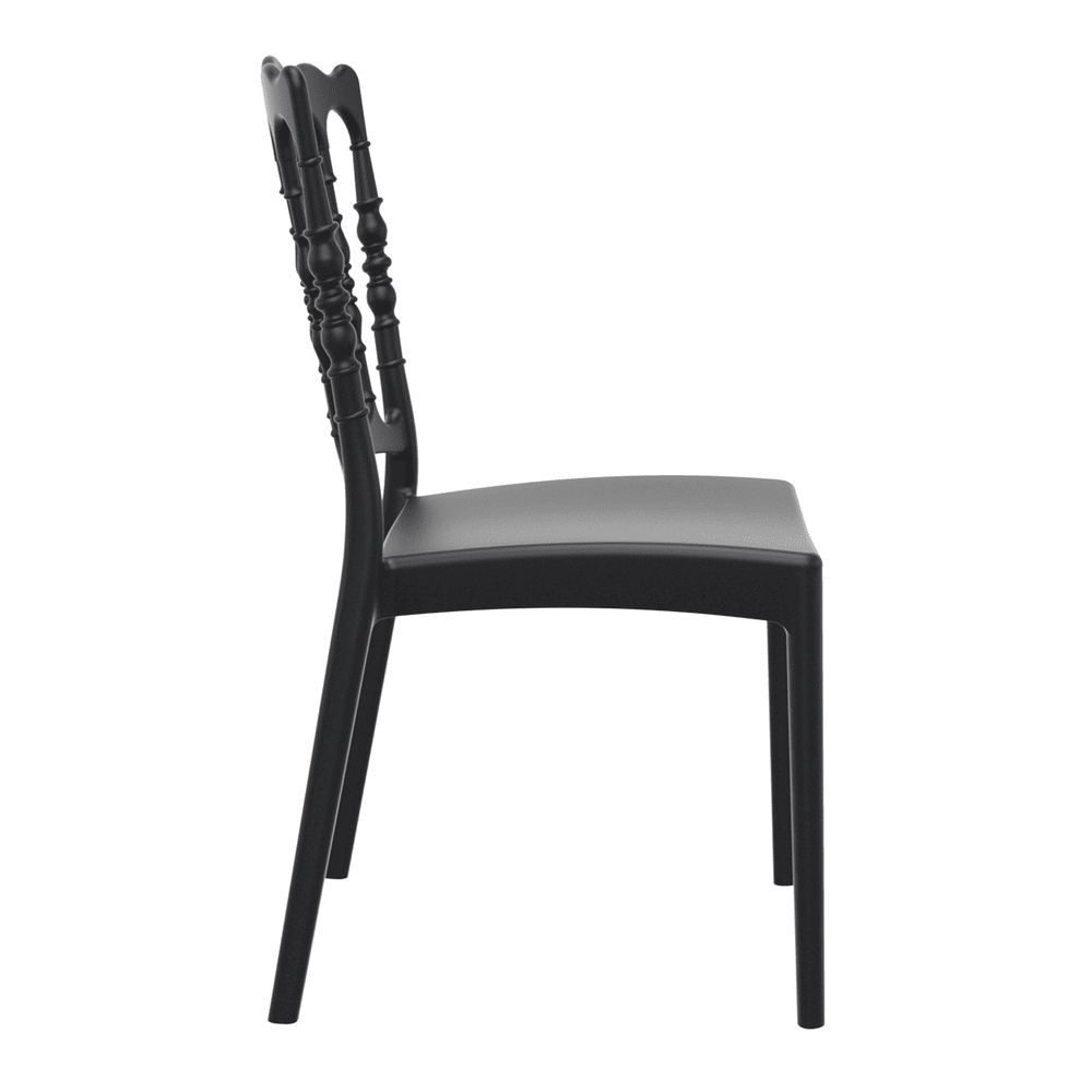 Napoleon Side Chair Black Side