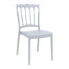 Napoleon Side Chair Silver Grey