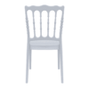 Napoleon Side Chair Silver Grey Back