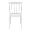 Napoleon Side Chair White Back