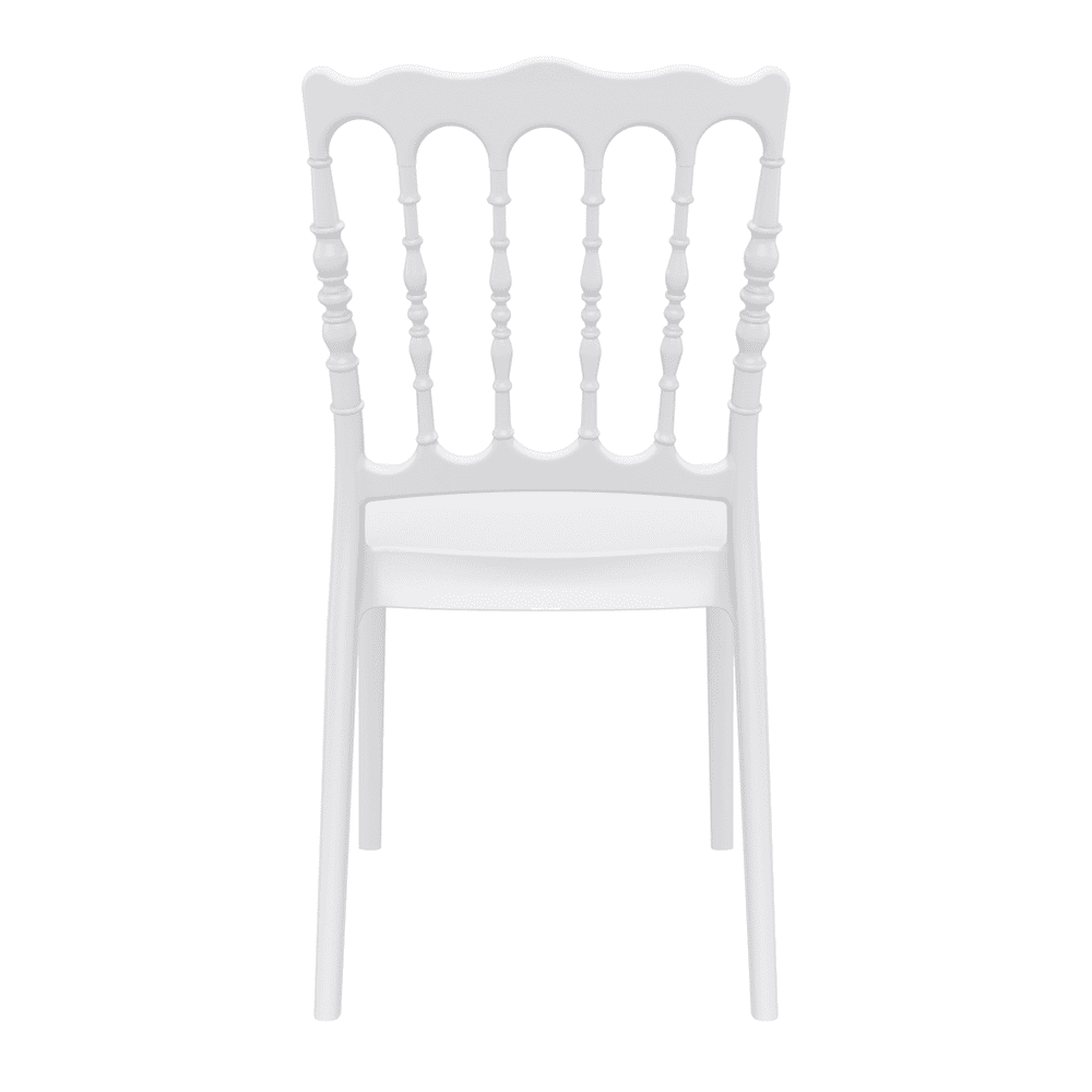 Napoleon Side Chair White Back